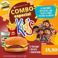 imagem Combo Kids: 1 X Burguer + Batata + Guaracamp