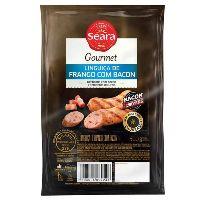imagem LINGUIÇA GOURMET FRANGO C/ BACON SEARA 450G