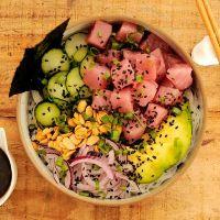 imagem Poke de Atum com Abacate