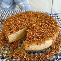 imagem Fatia Cheesecake de Doce de Leite com Caramelo Salgado