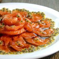 imagem Carpaccio de Salmão ao Maracujá