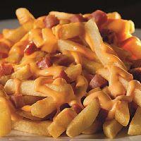 imagem Porção de fritas com bacon e cheddar 