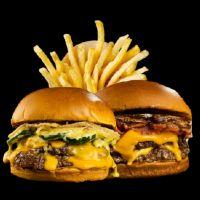 imagem Smash Rústicos + Smash Paçuaré + Fritas