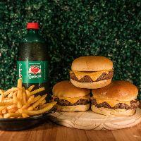 imagem 3 CHEESE BURGUER + 1 BATATA M + GUARANÁ 1 LITRO