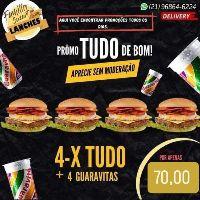 imagem Promo Tudo de Bom: 4 X Tudo + 4 Guaravitas 