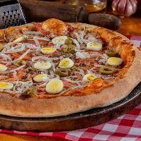 imagem 1/2 Portuguesa + 1/2 Frango com Catupiry Grande (35cm)