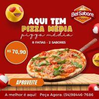 imagem Pizza Média  