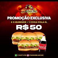 imagem 5 X-Burguer + 1 Coca Cola 1,5l