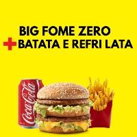 imagem Combo Big Fome Zero (batata + refrigerante lata)