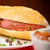 imagem Pão com linguiça