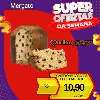 imagem PANETTONE CASA SUIÇA COM GOTAS DE CHOCOLATE 400G *FORA DA CAIXA*