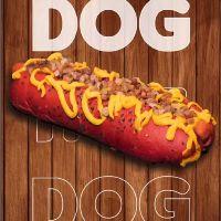 imagem Hot Dog Artesanal no Pão de Pimenta (Salsicha)