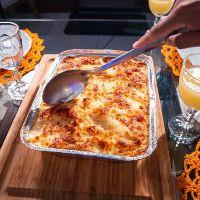 imagem Combo 2 Lasanhas  Casal Com Arroz e Refrigerante