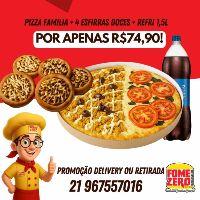 imagem Pizza Familia + 4 Esfihas Doces + Refri 1,5L