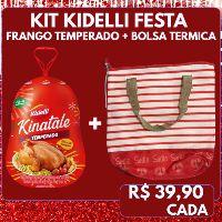 imagem KIT KIDELLI FESTA - FRANGO TEMPERADO + BOLSA TERMICA