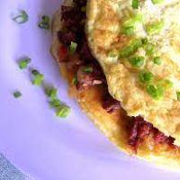 imagem Omelete de carne seca c/ catupiry 