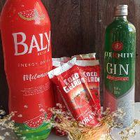 imagem Combo Gin Eternity London Dry 900ml ( 5gelo morango 1 Baly melancia )