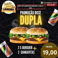 imagem Promoção Dose Dupla: 2 X Burguer + 2 Guaravitas 