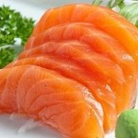 imagem Sashimi de salmão
