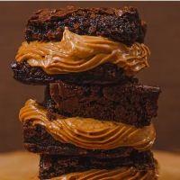 imagem Brownie gourmet Recheado Doce de Leite Artesanal 